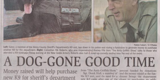 Barney Fife Impersonator