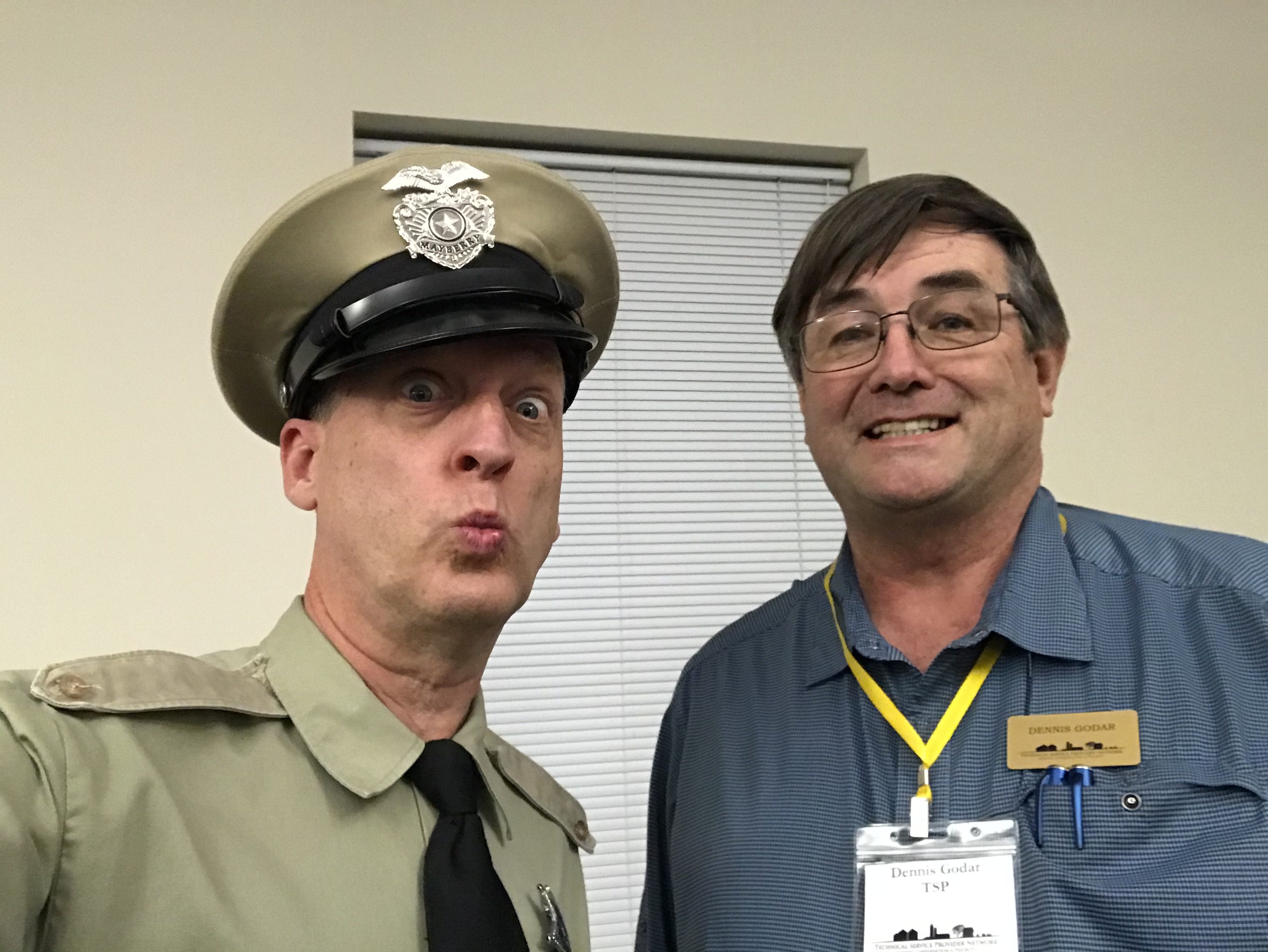 Rik Roberts with Technical Providers Network Rik Roberts as Barney Fife