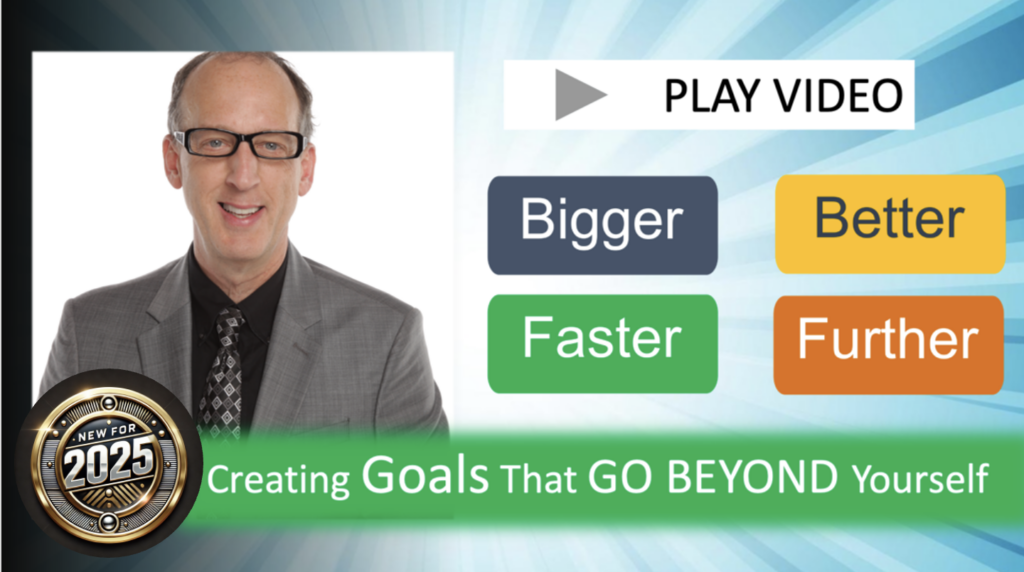 Goal Setting in a Bigger Better Faster Further Way